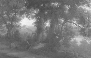 Castell Gandolfo by Julius Schlegel