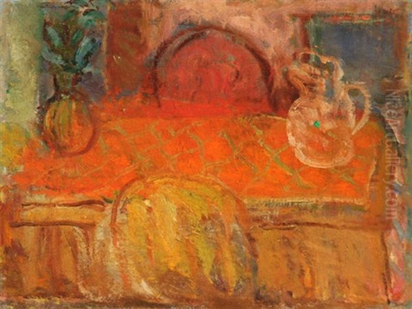 Still Life With Bouquet And Still Life With Table (2 Works) - view 1
