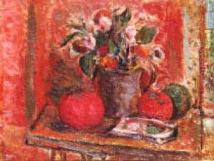 Oranges And Flowers by William von Schlegell