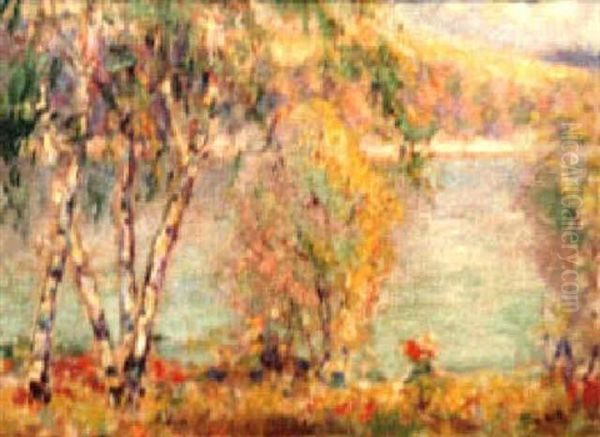 Sketch Of Lake St. Croy - view 1