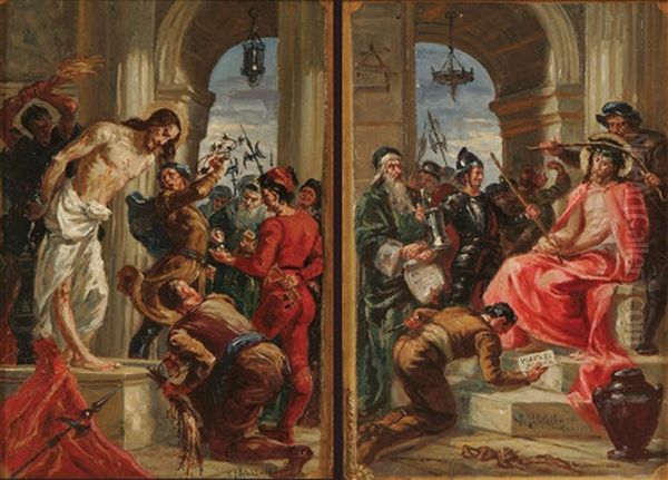 Flagellation Of Christ (+ The Crowning Of Thorns; Pair) - view 1