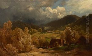 Gewitter Im Hochgebirge