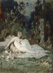 Parklandschaft Mit Venus Und Amor