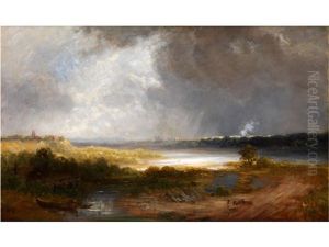 Regen Uber Dem Dachauer Moos