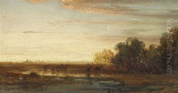 Nachtliche Landschaft Bei Munchen - view 1
