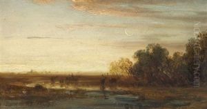 Nachtliche Landschaft Bei Munchen Nachtliche Landschaft Bei Munchen