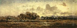 Weidelandschaft (im Dachauer Moos?)