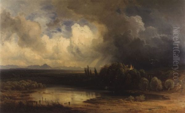 Oberbayerische Landschaft - view 1