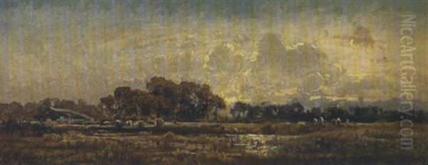Weidelandschaft (im Dachauer Moos?) - view 1
