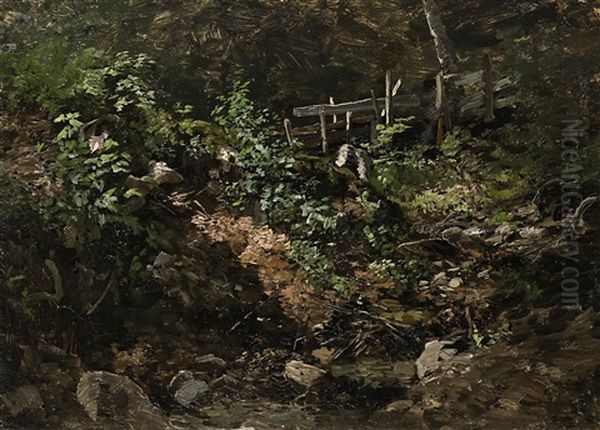 Waldstuck Mit Zaun - view 1