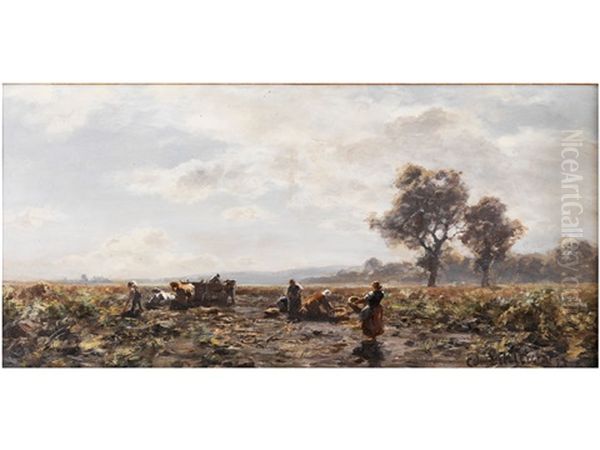 Bauern Bei Einfuhr Der Ernte - view 1