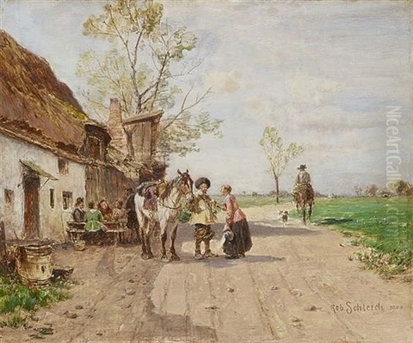 Rest In Front Of The Inn - view 1