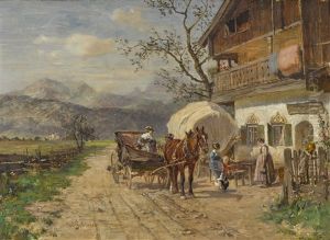 Einkehr Auf Der Landstrase by Robert Schleich