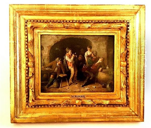 19thc Painting Carl Schleicher(austrian 1855-1871) - view 1