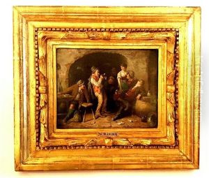 19thc Painting Carl Schleicher(austrian 1855-1871) by Carl Schleicher