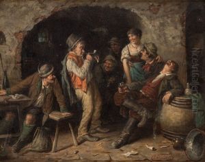 The Merry Tavern by Carl Schleicher