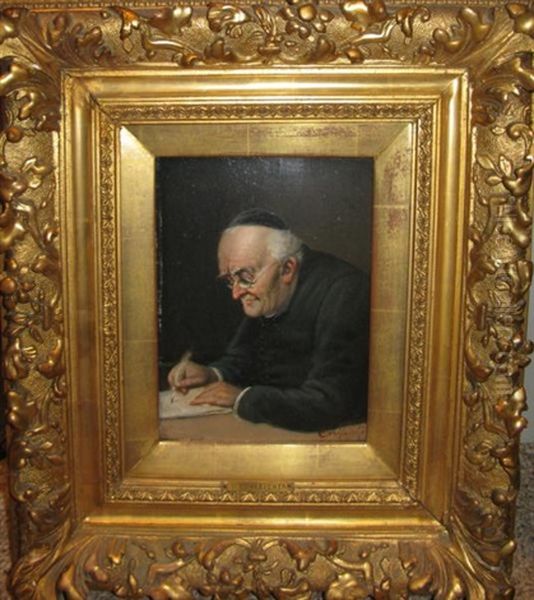 Elder Writing In Journal - view 1