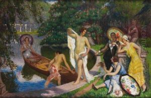 Les Elegantes Au Bain
