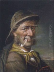 Bauer Mit Tonpfeife