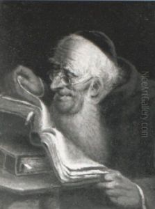 Monks Reading Scriptures At A Desk