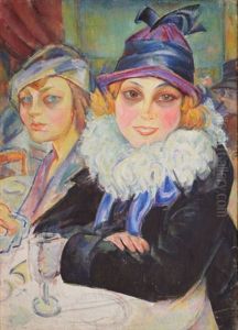 Deux Femmes Au Restaurant