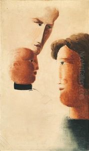 Familie by Oskar Schlemmer