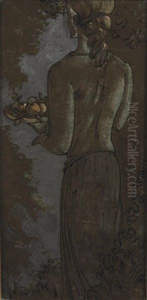 Madchen Mit Fruchtekorb - view 1