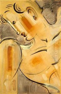Halbfigur Diagonal by Oskar Schlemmer
