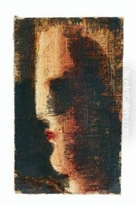 Profilkopf Nach Links by Oskar Schlemmer