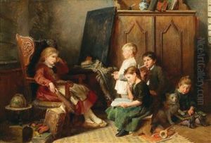 A Strict Teacher by Felix Schlesinger