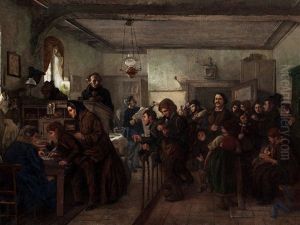 In Der Pass- Und Polizeistube(...) by Felix Schlesinger