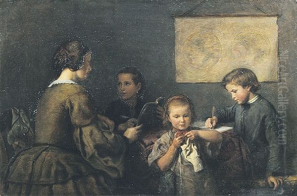 Mutter Unterrichtet Ihre Kinder - view 1