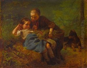 Kinder Im Walde by Felix Schlesinger
