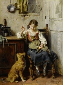 Madchen Mit Hund