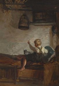Junge Mit Katzchen (study) Junge Mit Katzchen (study)