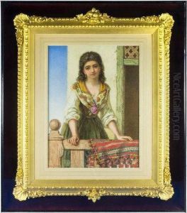 Portrait Of A Continentalgirl by Agnes Rose Bouvier