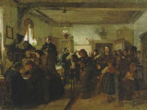 Hans Christian Andersen Und Edgar Collin In Einer Post- Und Passtube