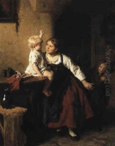 The Young Mother by Felix Schlesinger
