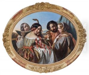 Le Concert by Henry Guillaume Schlesinger