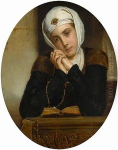Lost In Thought by Henry Guillaume Schlesinger