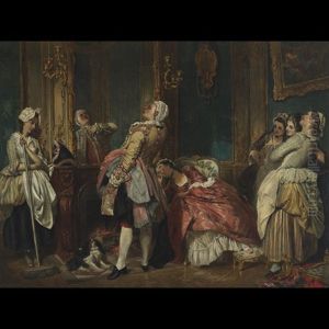 When The Master's Away by Henry Guillaume Schlesinger