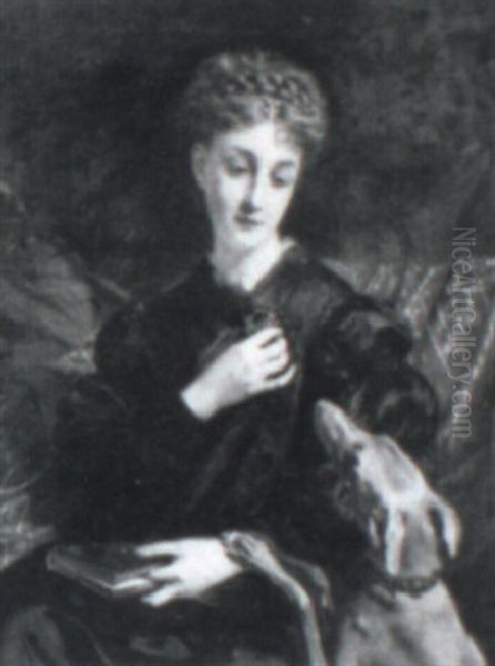 Woman With Brooch - view 1