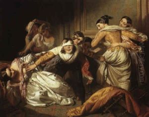 Blind Man's Buff by Henry Guillaume Schlesinger