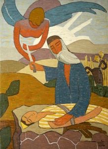 Sacrifice Of Isaac by Shmuel Schlesinger