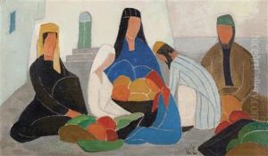 Oriental Scene by Shmuel Schlesinger