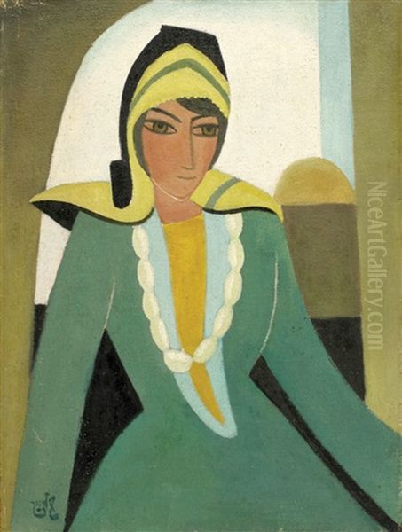 Young Woman In Yemenite Dress - view 1