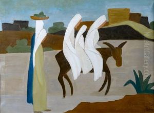 Road To Ein-hod by Shmuel Schlesinger