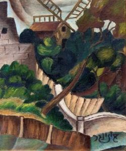 Landscape by Shmuel Schlesinger