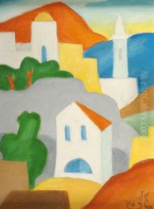 Rural Landscape by Shmuel Schlesinger