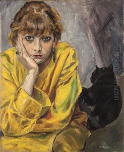 Donna Con Gatto